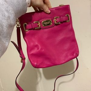 MK Hot Pink crossbody purse